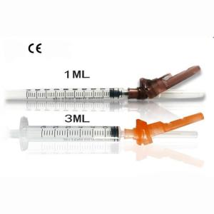 China Seperated Packing Disposable Syringe 1ML 3ML Medical Use Syringes factory