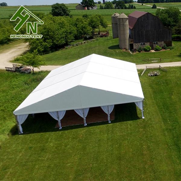 SGS Certified 40*100ft Waterproof Garden Marquee Aluminum Frame 500 People