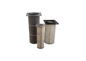 China 5um,0.5um,2um,0.2um Washable Pleated Rubber Seal Dust Extractor Filter Cartridges factory