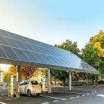 10KW 30KW Landscape Carport Solar Systems 42m/s Max Wind Speed