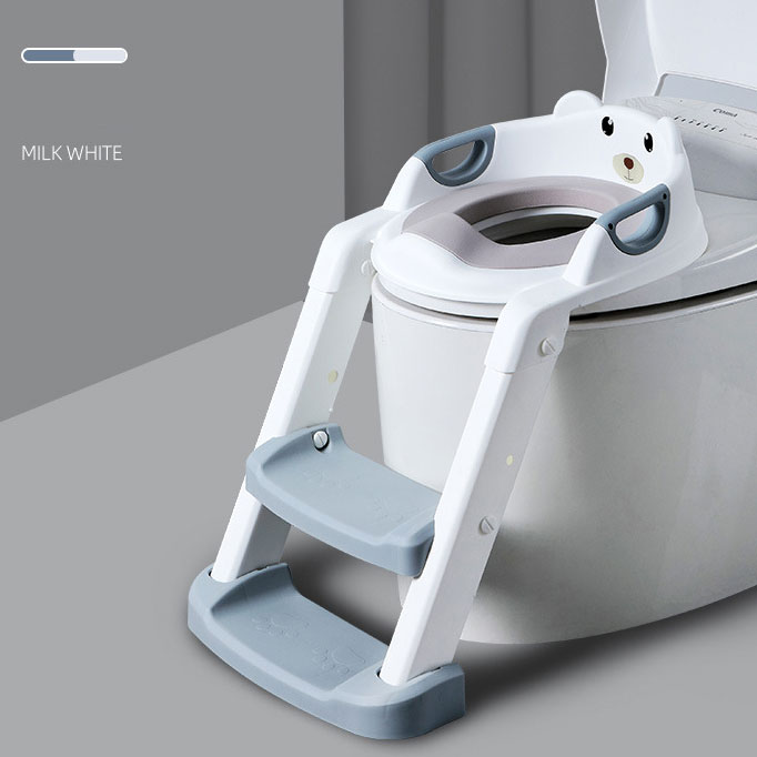 Animal Pattern Toddler Toilet Seat for Kids Potty Training 2 in 1 Anti-Slip Pad Stool