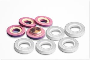 China Abrasion Resistant Alumina Ceramic Rings Industrial Seal Rings factory