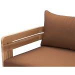 Modern Stylish Natural Teak Wood Lounge Sofa for Hotel Outdoor Patio Furniture
