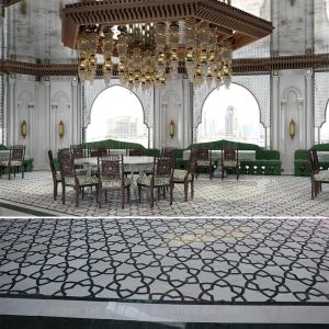 China Custom Modern Marble Pattern Flower Waterjet Medallion Floor Tiles Polished factory