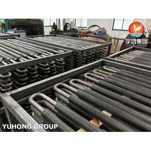 ASTM A179 U Bend Carbon Steel High Frequency Welding Finned Tubes For Economizer