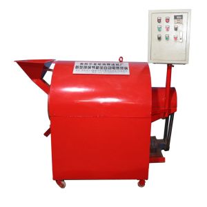 China Chestnut Peanuts Industrial Roasting Machine With Automatic Discharge factory