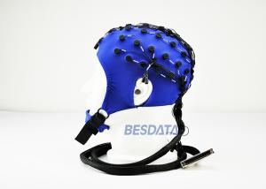 China Customized 128 Channel EEG Caps With Sintered Silver / Silver Chloride Electrode factory