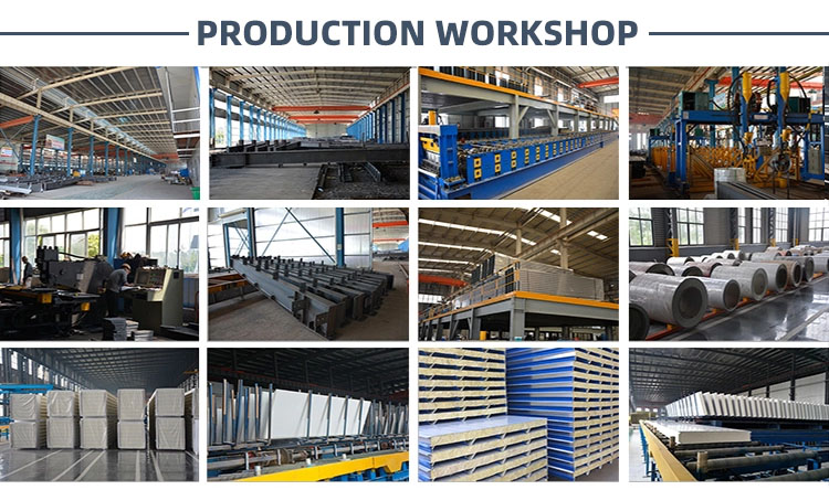 Client Requirements Met Prefab Workshop Self Storage Metal Building with PVC Window