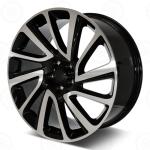 A356.2 Replica Land Rover 20 Inch Rims PCB 108mm 120mm 20x8 Black Wheels