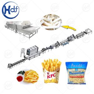 China Large Scale French Fries Processing Line Maquina Para Hacer Papas Fritas factory