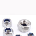 GB889 Stainless Steel DIN982 Hex Nylon Insert Lock Nut ISO7040 Nylon Insert Lock