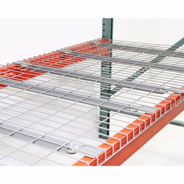 Steel Pallet Rack Wire Decking , Wire Mesh Storage Racks Powder Coated 5 - 30 Levels