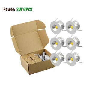 China 2W LED Spotlight + Dimming Power Supply+ Wire Kit Recessed LED Cabinet Spotlight light factory