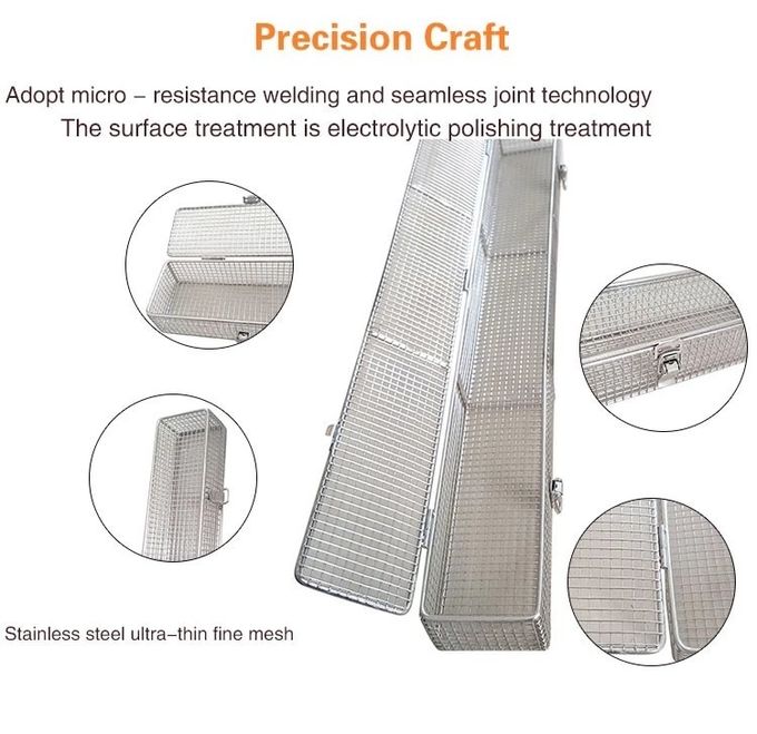 100mm Height 1mm Wire Stainless Steel Wire Baskets For Household