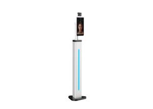 China Non Touch Digital Thermometer Free Standing Face Recognition Temperature Scan factory