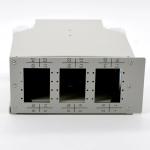 Fiber Optic DIN Rail Terminal Box Cold Roll Steel 12 Port 24core to 48Core