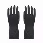 Wholesale cheap safe industrial nitrile dipped gloves black