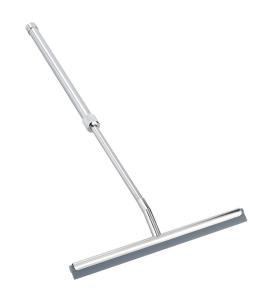 China Extension Long Handle Stainless Steel Glass Squeegee with Ajustable Knob factory