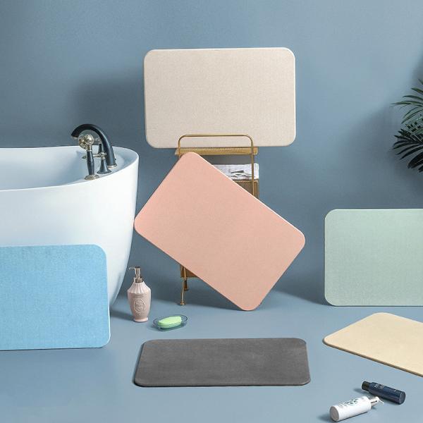 Make Your Bathroom Safer and More Stylish with Our 40*60cm Non-Slip Diatomite