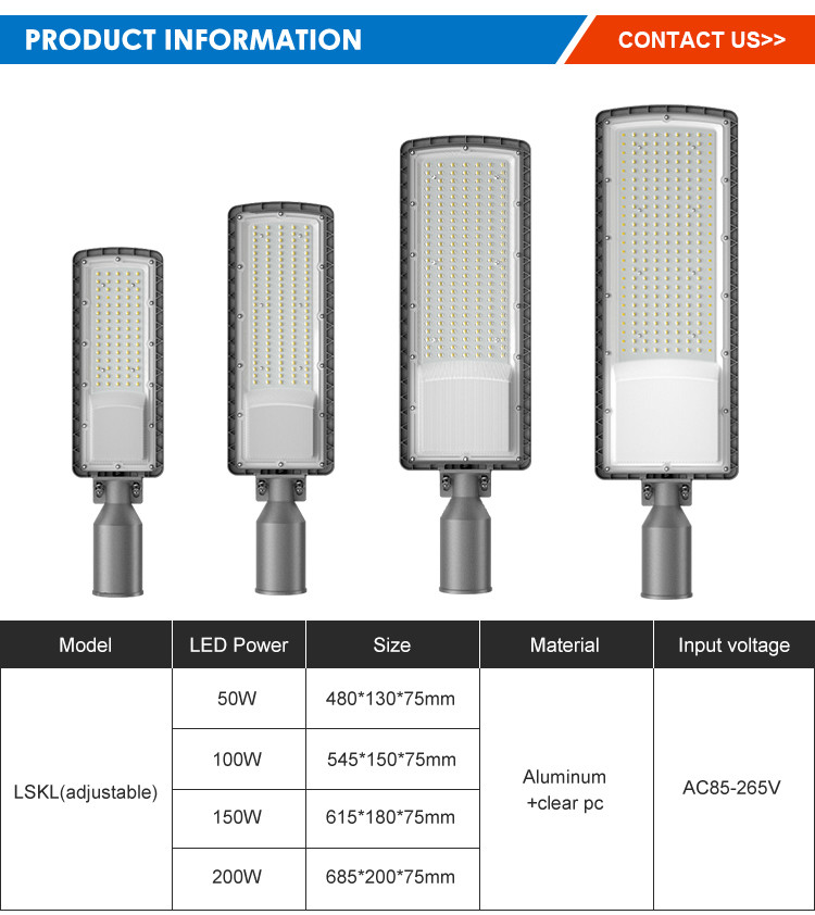 Adjustable Garden Or Highway LED Lighting 50W To 200W Ip66 SMD LED Lamp Beads