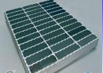 Anti Slide Galvanized Steel Grating , Drain Covers Grates Serrated Tooth Shape