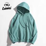 Moletons Cotton Sweatshirt Oversize Custom Gym Bulk Felpa Sports Premium Plain