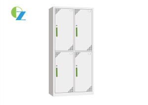 China 0.5-1.2mm Width Quality 4 Door Steel Locker For Gym School Swimming Pool factory