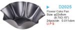 Flower Steel Cupcake Mold Reusable flower cake Baking bread mold Tart Pan