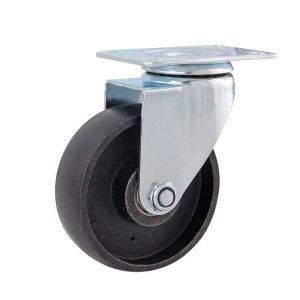 China Customized Request Industrial Casters Diameter 100mm Pl Material Caster Wheel factory