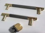 Finland Stylish Handles Kitchen cabinet pulls and handles Knurled Handle Brushed