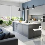 Blockout Double Roller Blinds 250cm Width Dust Resistance Plain Type