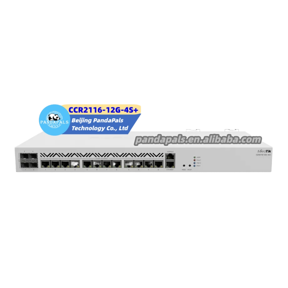 4 Antenna CCR2116-12G-4S Cloud Core Router Speed 2167Mbps for Broadband Applications and Firewalls Ready to Ship
