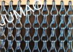 Oxidation Treatment Metal Chain Link Curtains Sparkling Durable For Kitchens