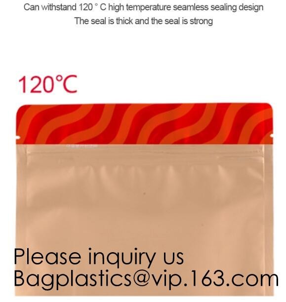 Aluminum Foil Medicine Weed Seeds Packaging bag with Zip Lock,Barrier Stand up Plastic Food Packaging Bag Retort Pouch f