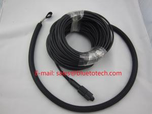 China Waterproof Tatical Fiber Optic Cable LC ST SC FC connectorS, PDLC LC Duplex Patch Cord With Outer Nylon Net factory