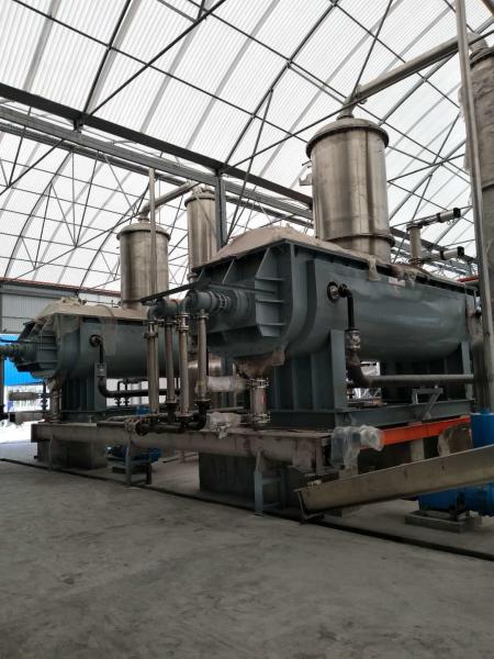 hollow paddle dryer in SUS304, carbon steam ,with steam ,hot water,conduct oil