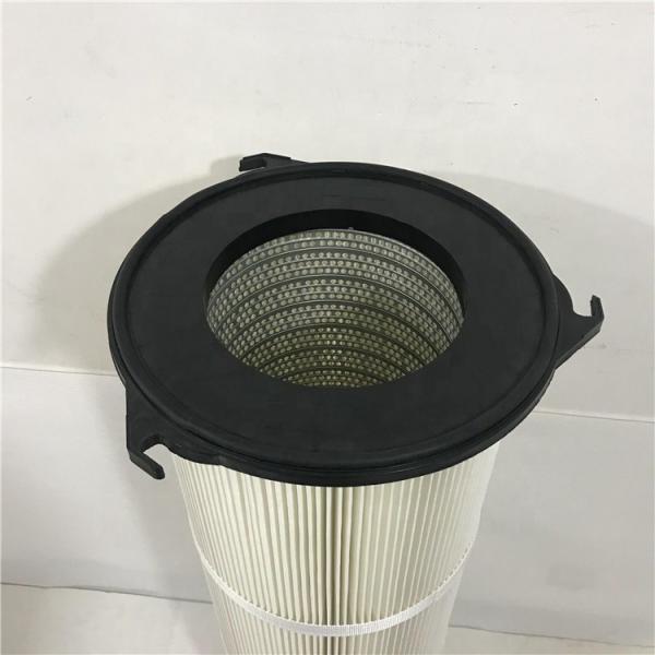 Industrial HEPA Dust Filter Cartridge Cyclone 3 Lugs Flange Collector For Gas