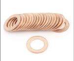 Round Silver Metal Washers CNC Machined for Pressure Sealing