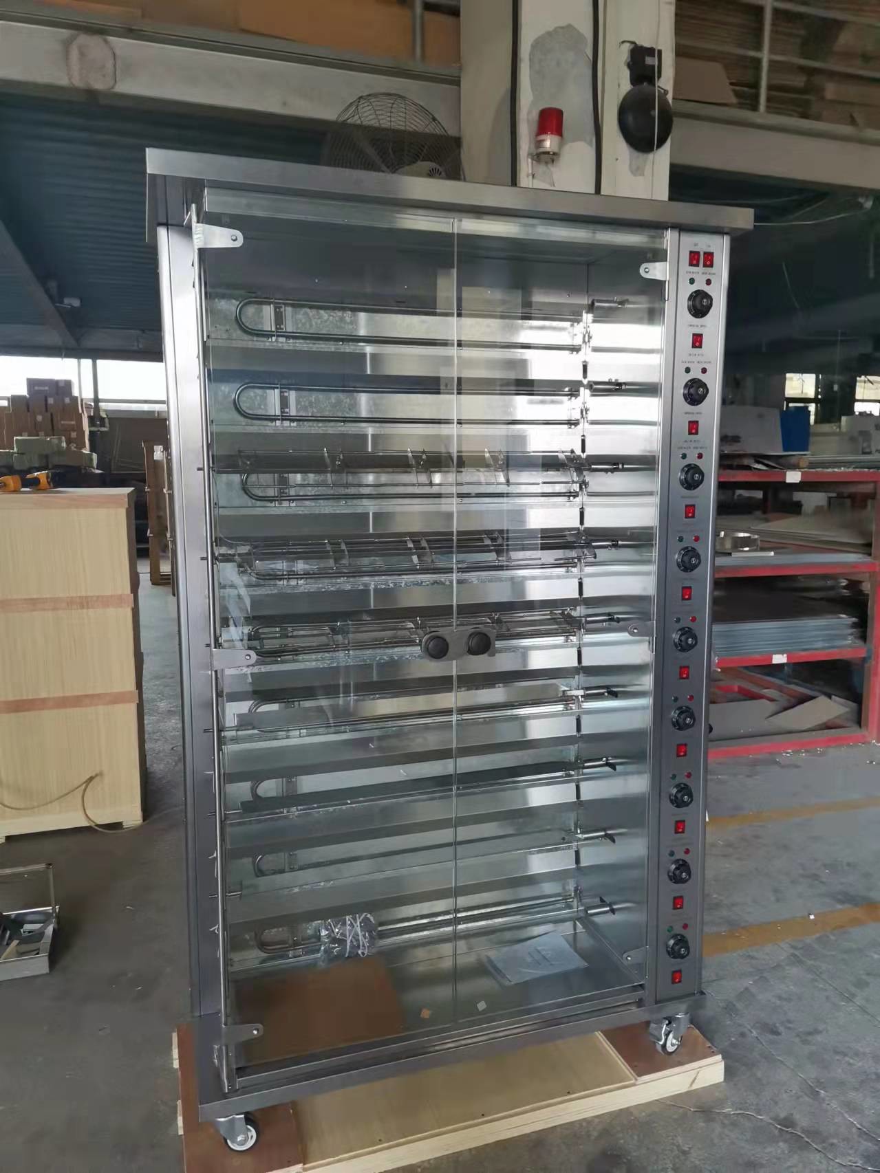 Commercial Electric & Gas Chicken Roaster Rotisserie Grill Machine Roast Chicken Machine