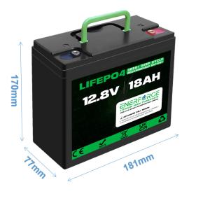 China 12V 18Ah LiFePO4 Rechargeable Battery For Electric Tricycles Low Speed Vehicles factory