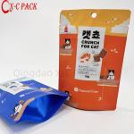 China Printing Easy Open Zip Lock Bags for Dog Food Packaging 70g Stand up Bag