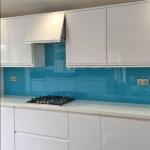 High Temperature Resistant 4mm 5mm Decorative Kitchen Glass Splashbacks Tempered