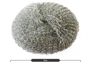 China 20g Galvanized Steel Wire Ball Cleaning , Mesh Scourer Cleaning Ball factory