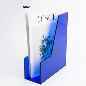 Desktop Customized Color Acrylic Holder Acrylic Storage Organizer For Document