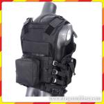 Hot sale Cheap 600D good quality black stock adjustable military vest all the