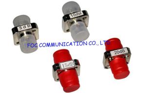 China Custom Female to Female fiber optic attenuator with Plastic or metal housing factory
