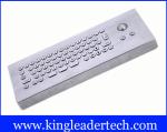IP65 Rated Industrial Computer Desktop Mini Metal Keyboard With Trackball