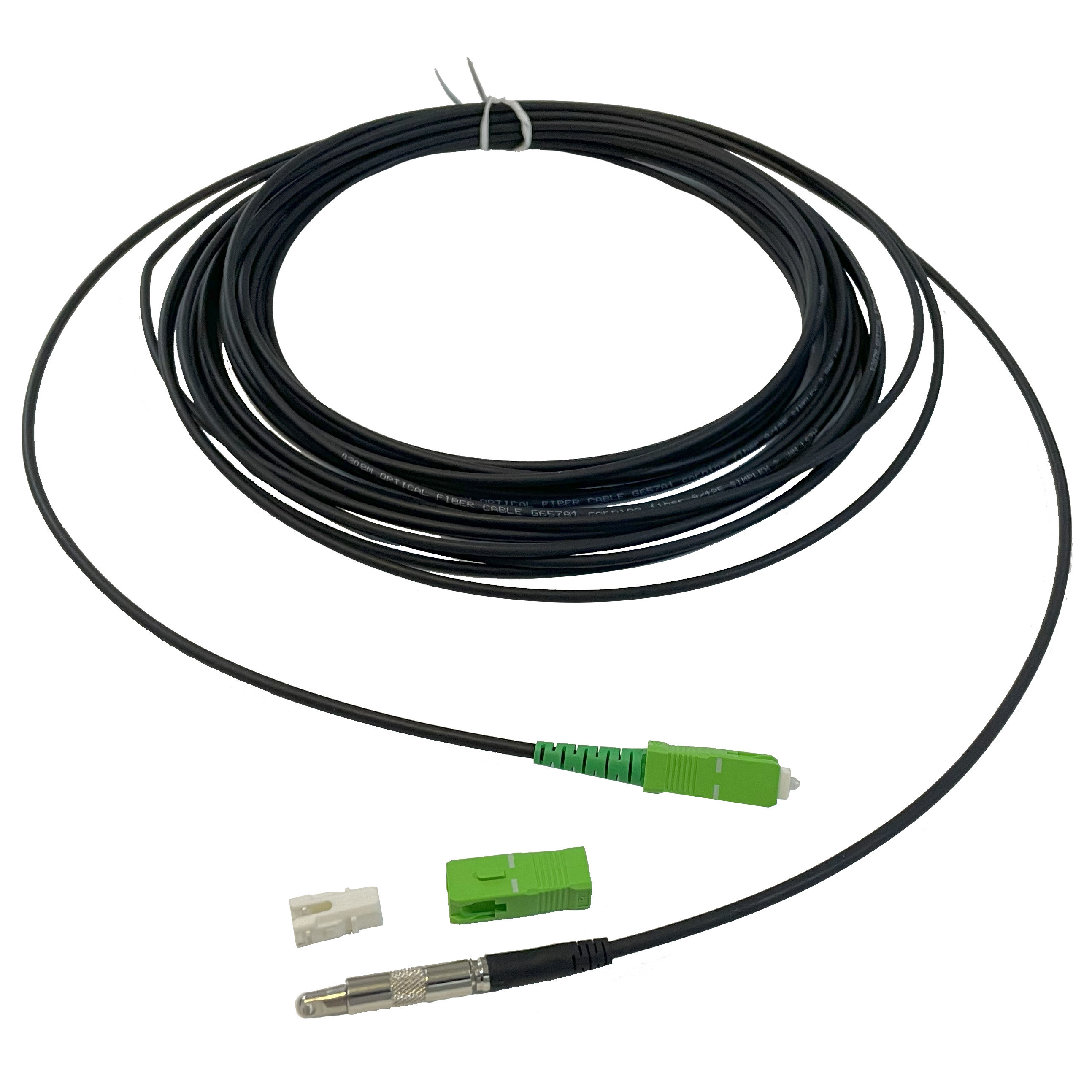 FTTH MTC/SC-SC/APC Pre-connectorized Push and Pull Drop Rush Cable Through Wall