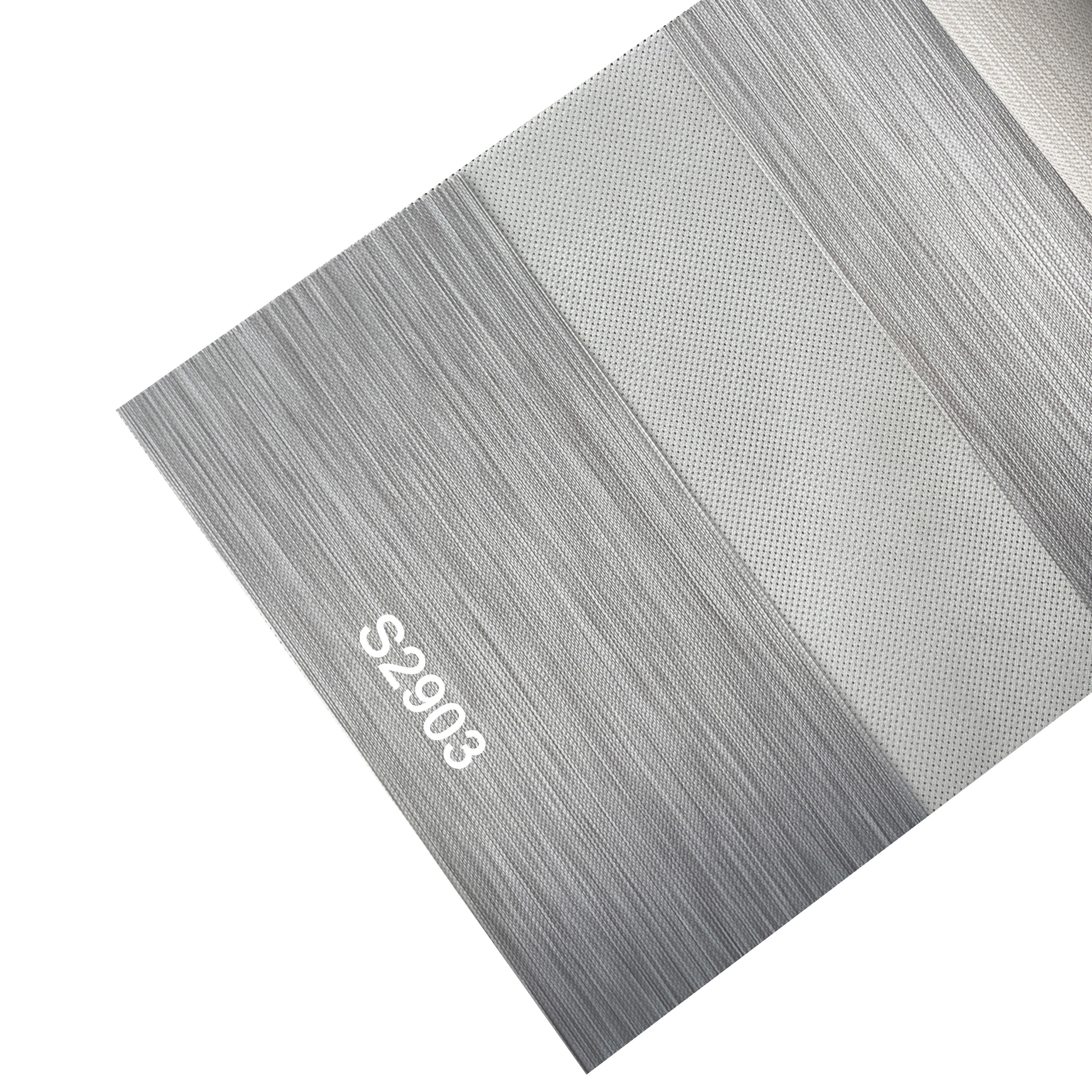 3m Width 100% Polyester Translucent Double Layer Roller Blinds Fabric For Home Decoration