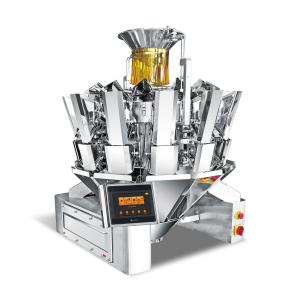 China Automatic stainless steel Multi Head Weigher Weighing Machine IP65 12 Heads beans chocolate pet food weigher factory